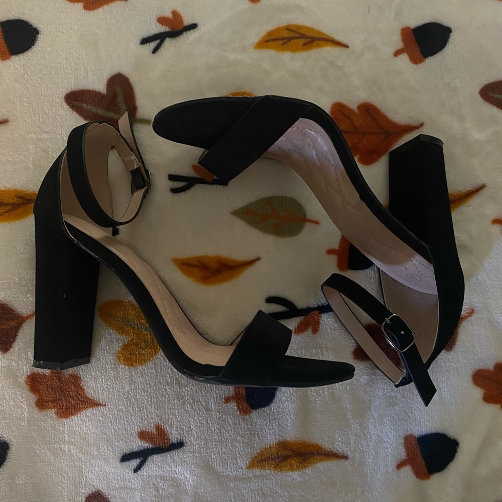 Black 4 inch Heels